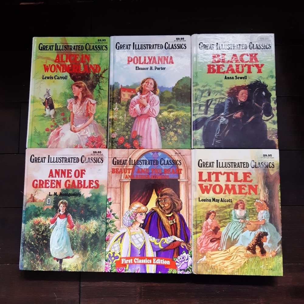 Six Great Illustrated Classics Books